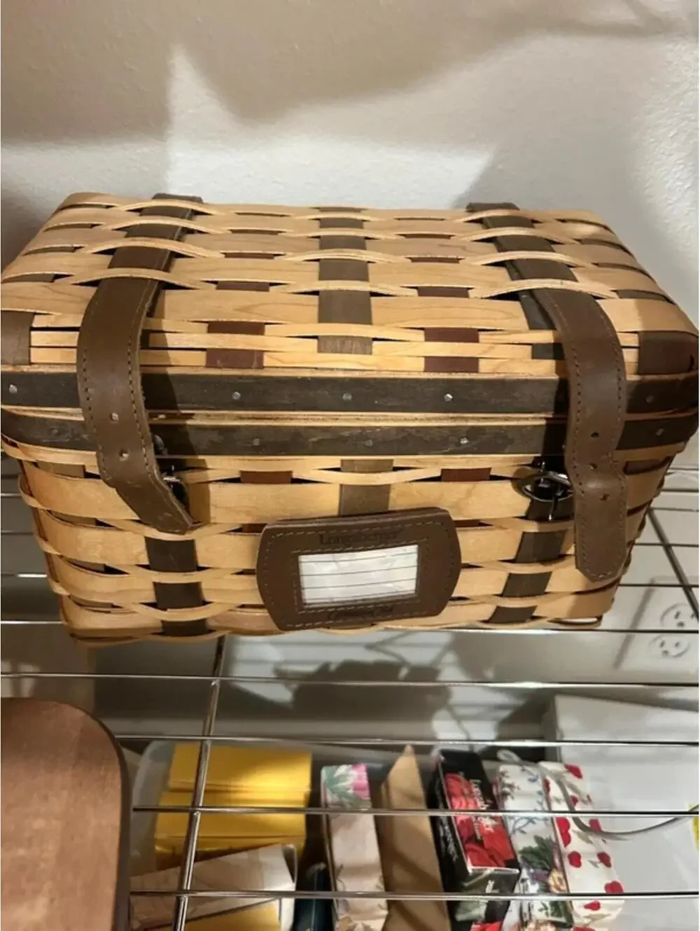 Longaberger 2007 collectors club trunk basket